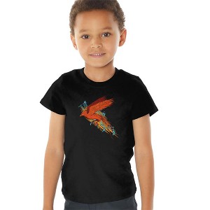Toddler Boys' Harry Potter Fawkes The Phoenix In Flight T-Shirt - 1 of 4