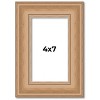 PosterPalooza | Photo Size Weathered Yellow Picture Frame - UV Acrylic, Foam Board Backing, Hanging Hardware - 2 of 4