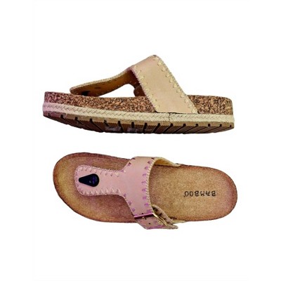 Women's Edge Stitching Thong Sandal - Bamboo