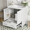 KTMBDW Double Door Bathroom Vanity with 30 Inch Sink, Quick Assembly Cabinet - 3 of 4