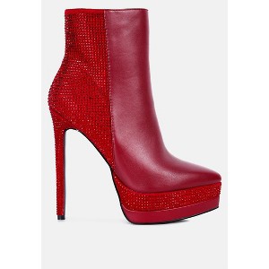 Encanto High Heeled Ankle Boots Women - 1 of 4