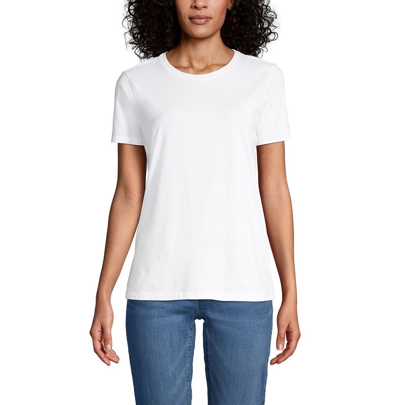 Lands' End Women's Relaxed Supima Cotton T-Shirt, 1 of 7
