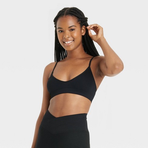 Women's Seamless Collared Ribbed Polo Sports Bra - Dvf For Target : Target