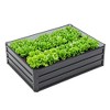 Maliang 4x3x1ft Metal Raised Garden Bed,Deep Root Outdoor Galvanized Planter Box, for Vegetables Flowers Herb,Black - 2 of 4