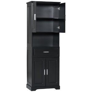 NicBex 67.7 Inch Tall Bathroom Storage Cabinet with 4 Doors,Slim Storage Cabinet with Drawer - 1 of 4