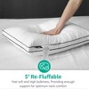 APSMILE Goose Feathers and Down Pillow with Ultra Soft Cotton for Side Sleepers - image 4 of 4