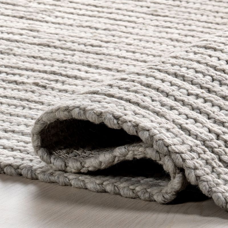 nuLOOM Aaleigha Casual Striped Wool Area Rug, 4 of 10
