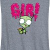 Women's Invader ZIM Whachoosay Graphic Racerback Tank - Heather Grey - 2 X-Large - 2 of 4