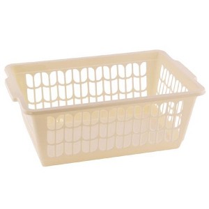 YBM HOME Plastic Perforated Storage Basket Bin Office Drawer, Shelf Desktop Countertop Tray Organizer - 1 of 4
