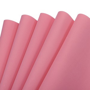 Unique Bargains EVA Flexible DIY Craft Embellishments Foam Sheets 5 Pcs 19.7" x 17.7" Pink - 1 of 4