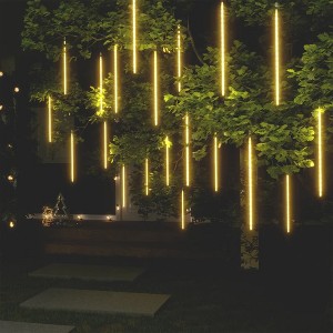 vidaXL Meteor Lights 20 pcs 2 ft Warm White 720 LEDs Indoor Outdoor - 1 of 4