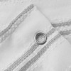 Chenille Stripe Water Repellent Shower Curtain, 72"x 72" - 4 of 4