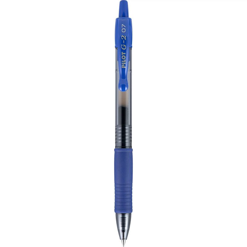 Pilot 5pk G2 Gel Pens Fine Point 0.7mm Blue Ink, 3 of 4