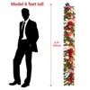 6ft Lighted Christmas Garland, Artificial Pre Lit Xmas Garland Decorations - 3 of 4