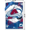 Trends International NHL Colorado Avalanche - Maximalist Logo 23 Framed Wall Poster Prints - 3 of 4