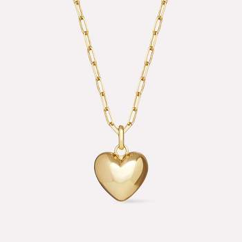 Ana Luisa - Puffed Heart Necklace  - Lev