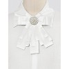 Elerevyo Women's Ribbon Brooch Bowknot Neck Bow Ties - 4 of 4
