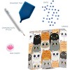 DIAMOND DOTZ, DOTZ Box Cat Clan Diamond Art Painting Kit 11" X 11" - 4 of 4