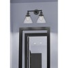 Franklin Restoration - 2 Light Cone Bath Vanity In IndustrialStyle-11 Inches Tall and 18 Inches Wide - 4 of 4