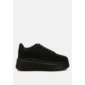 Jitter Bug Rhinestones Embellished Chunky Women Sneakers - 1 of 4