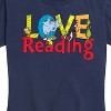 Women's - Dr. Seuss - The Cat In The Hat Book Cover Love Reading Short Sleeve Graphic T-Shirt - 2 of 4