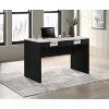 Gulches Modern Desk Collection ¨C Faux Marble/Textured Finish, Storage Drawers (1-2), Sturdy Base, Simple Assembly for Home Office - 2 of 4