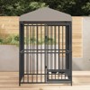 8 x 4 x 6 FT Outdoor Dog Kennel for Small/Medium Dogs, Small Dog Kennel Outside with Lock, Dog Enclosures with UV-Resistant Waterproof Roof Cover - 4 of 4