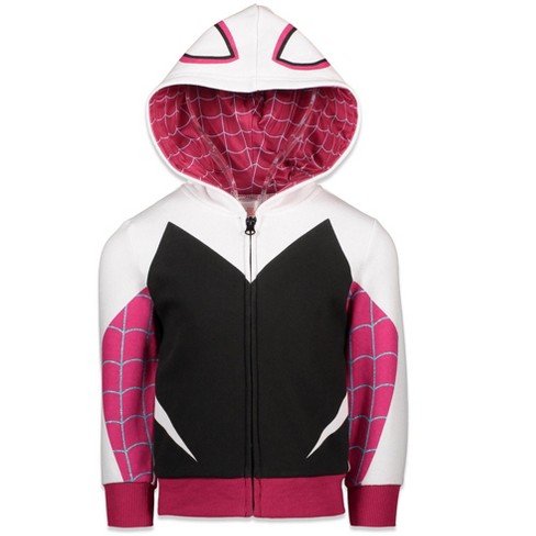 Marvel Spider man Spider gwen Ghost Spider Little Girls Fleece Zip