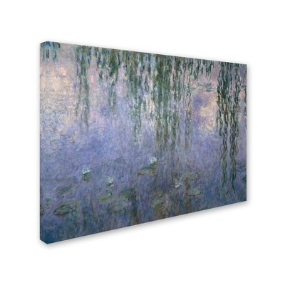 Trademark Fine Art -claude Monet 'water Lilies Iii 1840-1926' Canvas ...