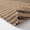 Reseda Hand Woven Striped Jute Cotton Area Rug Black - Threshold™ Designed  With Studio Mcgee : Target