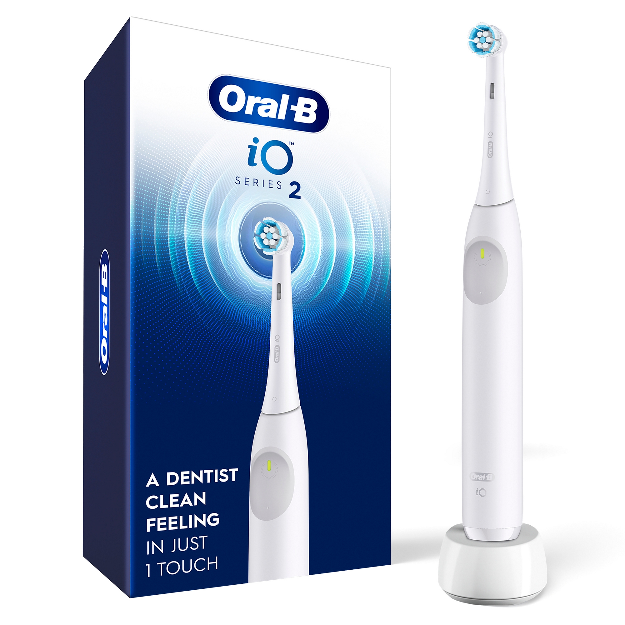 Oral-B iO Series 2 Electric Toothbrush with Timer and Multiple Modes - White