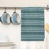 Unique Bargains Cotton Waffle Soft Absorbent Kitchen Towels 26 x 18 Inch - 2 of 4