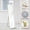Lirago Floor Standing Mirror, Wall Mirror with Stand - Gold,Rect 59"x16"x0.5" - 3 of 4