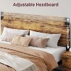 King Size Bed Frame, King Bed Frame with Wooden Headboard, Bed Storage and Metal Legs. Noise-Free, No Box Spring Required, and Easy Assembly - 4 of 4