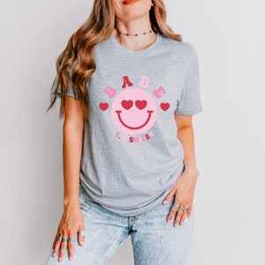 S.W.Smiley Babe Smile - Women's Short Sleeve Graphic T-Shirt - 1 of 4