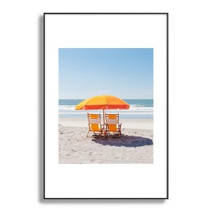 Bethany Young Photography Folly Beach Metal Framed Art Print - Deny Designs - 1 of 4