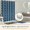 LunaLulinlk Weighted-Hem Fabric Bathroom Curtain - 2 of 4
