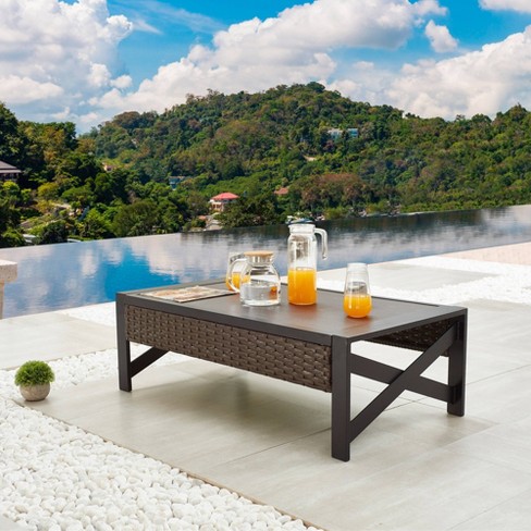 Outdoor coffee table store target