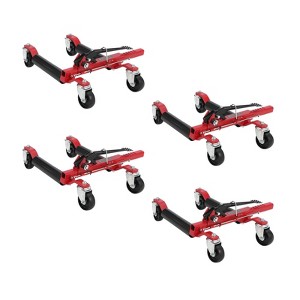 Car Wheel Dolly Jack Set, 1500LBS Capacity Mechanical Wheel Dolly with Steel Twin Rollers, Heavy Duty Rollers with Foot Pedal - 1 of 4