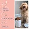 Park Life Designs 46 fl oz Manor Dog Treat Jar Food Storage Container - White - 4 of 4