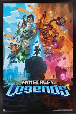 Trends International Minecraft Earth - Key Art Framed Wall Poster