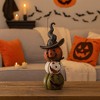 Transpac Vintage Stacked Pumpkins Light Up Figurines Multicolored Battery Operated Halloween Tabletop Decor Gift - 2 of 4