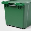 32gal Wheeled Latching Heavy Duty Tote Green - Brightroom™ - image 3 of 3