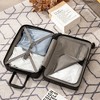 Costway 20''  Luggage Hardside Suitcase w/Spinner Wheel & TSA Lock Black/Silver - 3 of 4