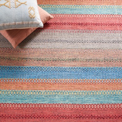 Montauk Handwoven Multicolor Wool and Cotton Area Rug