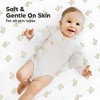 KeaBabies Mini Crib Sheets for Baby Girls, Boys, 2-Pack Soothe Pack and Play Sheets Fitted, Organic Pack N Play Mattress Sheet - 4 of 4
