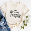 Simply Sage Market Women's Eat Sleep Garden Repeat Short Sleeve Graphic Tee - 3 of 4