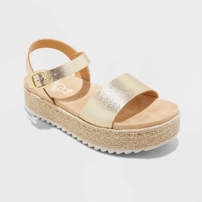 Kids' Lindsey Platform Espadrille Sandals - art class™