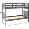 Donco Kids Austin Mission Twin Over Twin Dark Grey Bunkbed - 3 of 4