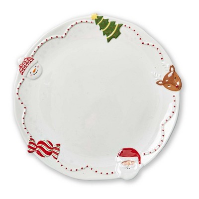 tag Holiday Cheer Round Platter